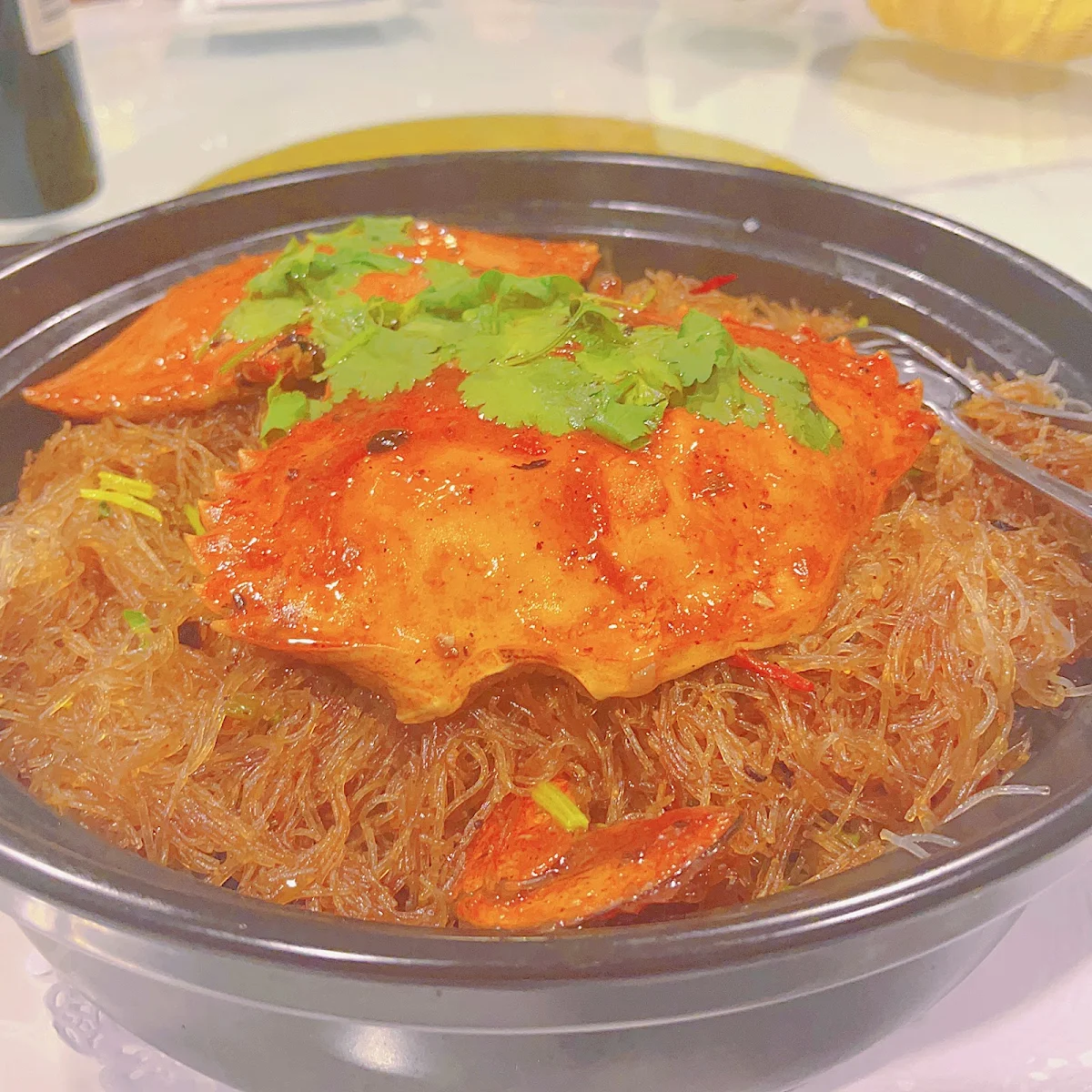 sweet chilli seafood with fried rice noodles 星洲海鲜煎米